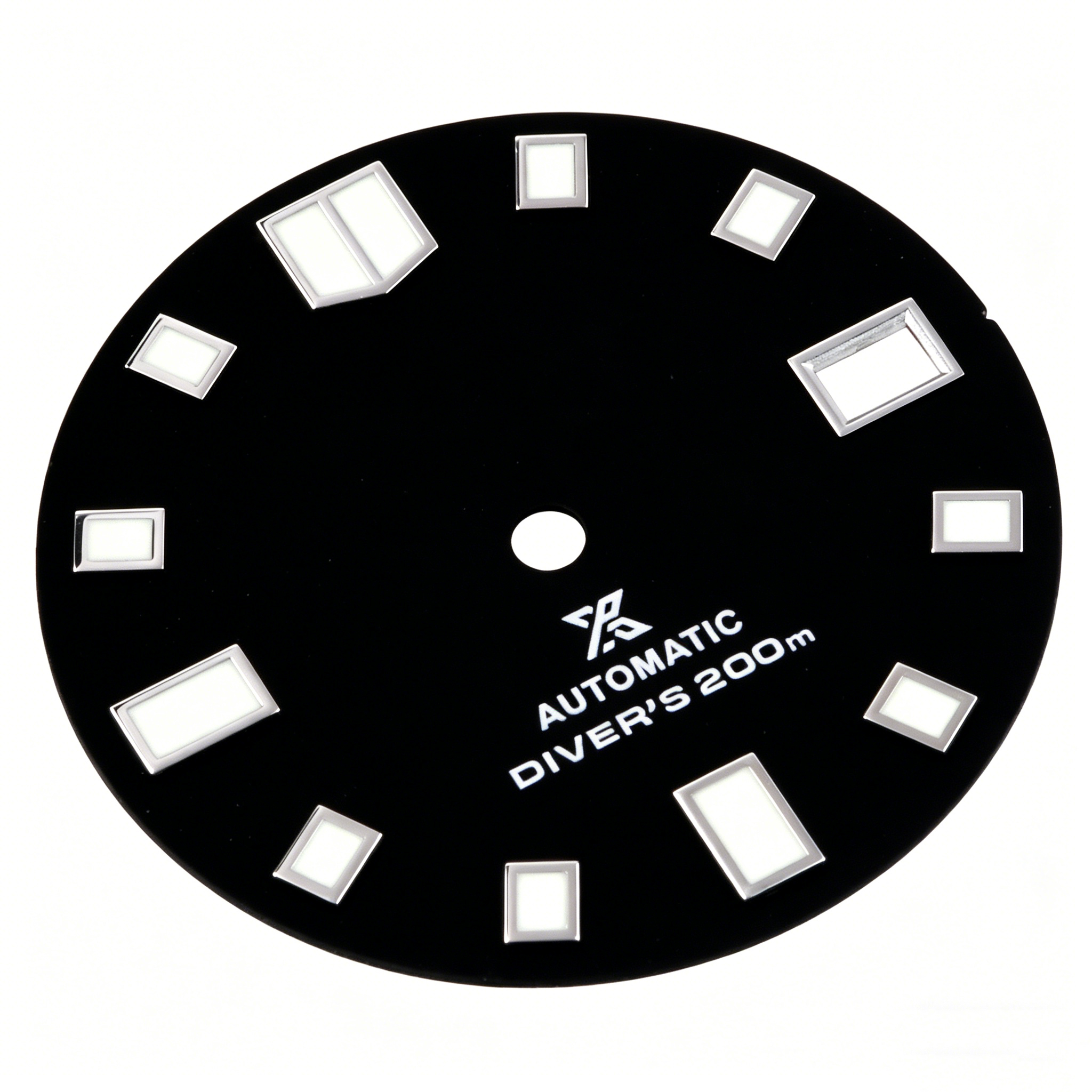 高品质-方钉字面28.5mm-6105鲍鱼表盘-3.8点位置表冠超级C3绿光