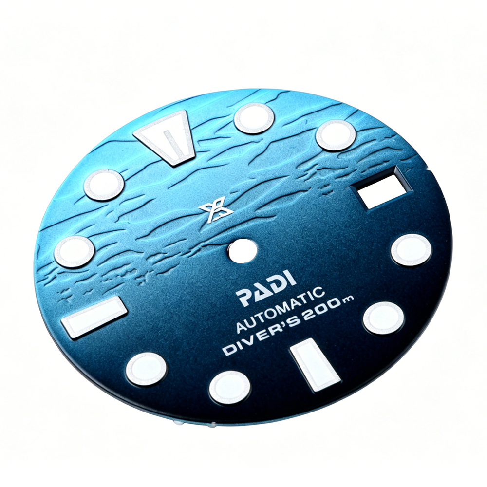 053 Dial C3 Green Light 28.5mm Suitable for 3 o'clock/3.8 o'clock Watch Case NH35/36 Customized S