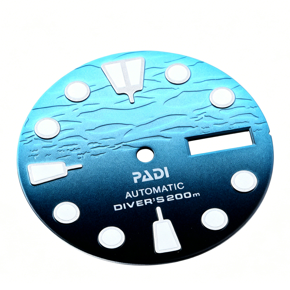 053 Dial C3 Green Light 28.5mm Suitable for 3 o'clock/3.8 o'clock Watch Case NH35/36 Customized S
