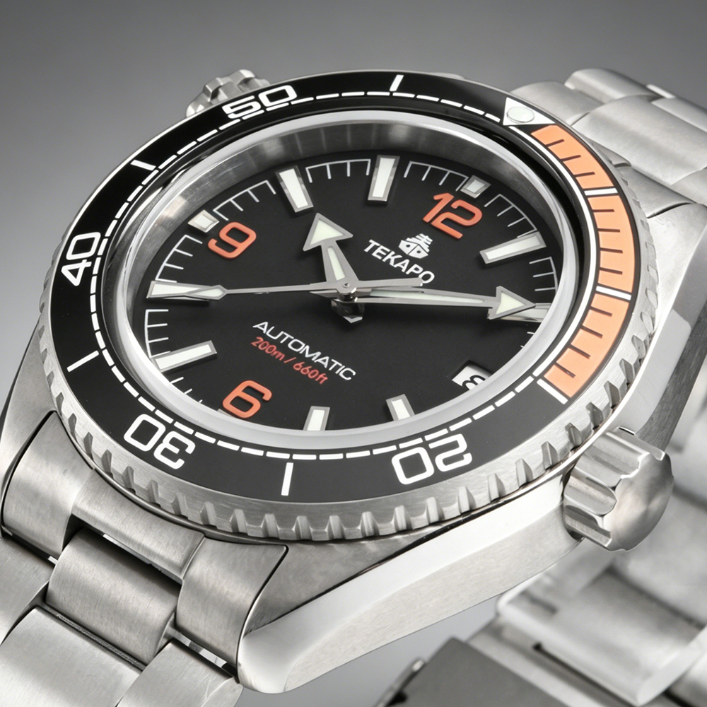 TEKAPO Brand Watch T5 Titanium material automatic mechanical watch Black