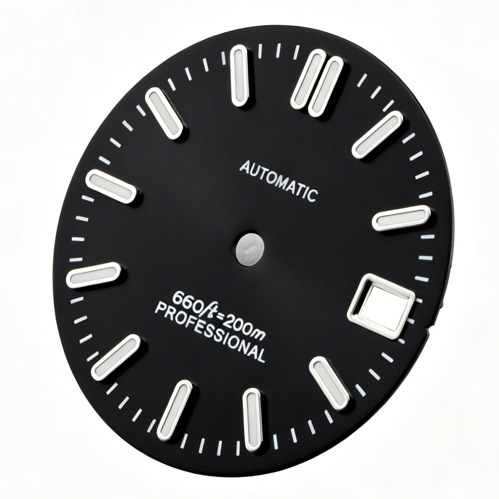 047 Dial C3 Green Luminous 28.5mm Suitable for 3/3.8/4.2 o'clock Watch Handle NH35/36 Movement