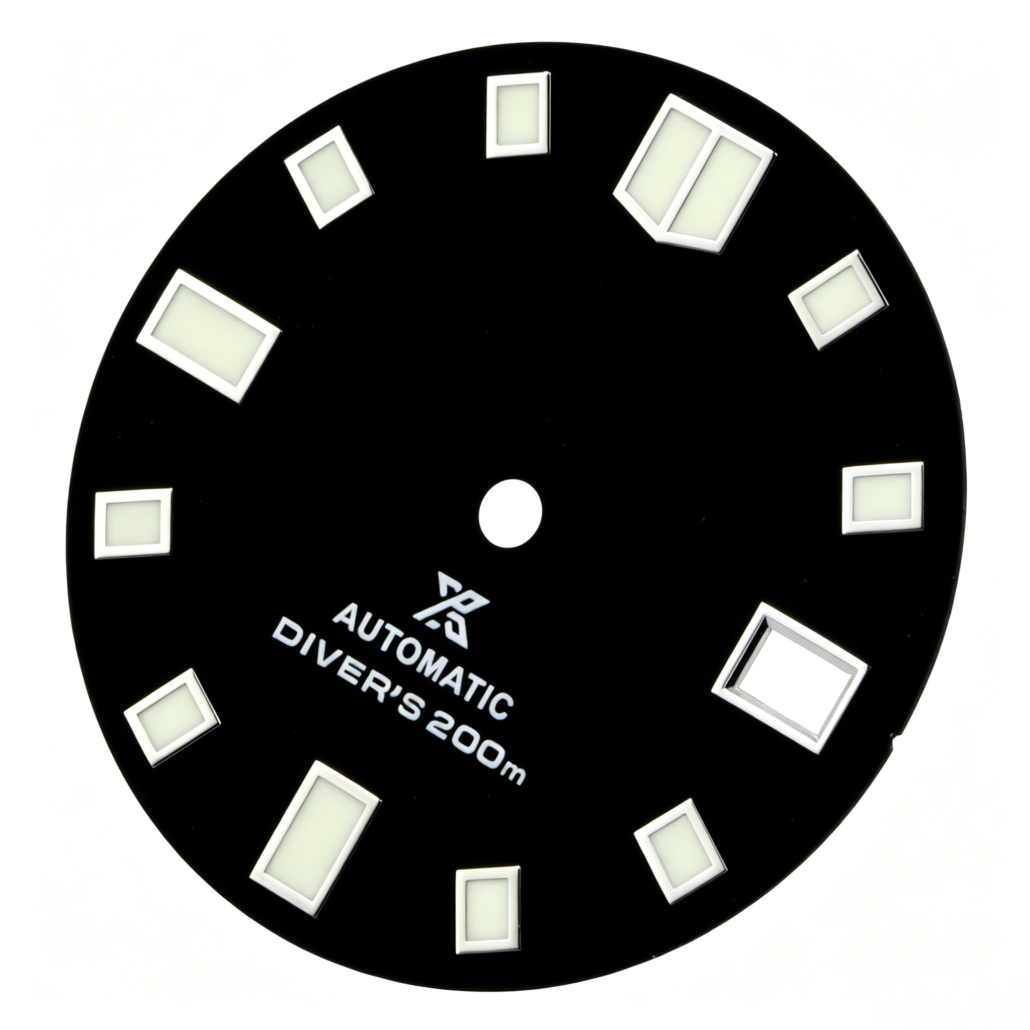 高品质-方钉字面28.5mm-6105鲍鱼表盘-3.8点位置表冠超级C3绿光