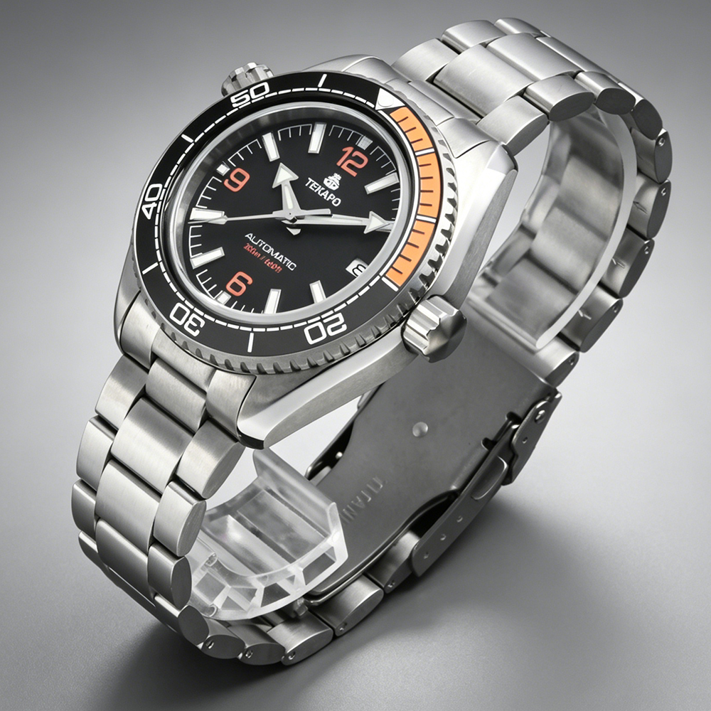 TEKAPO Brand Watch T5 Titanium material automatic mechanical watch Black