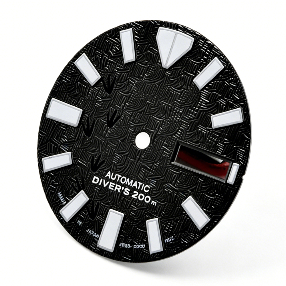 064 Dial Dual Calendar Dial C3 Green Light 28.5mm Customized S