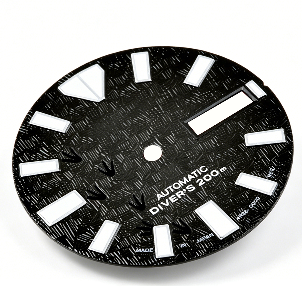 064 Dial Dual Calendar Dial C3 Green Light 28.5mm Customized S