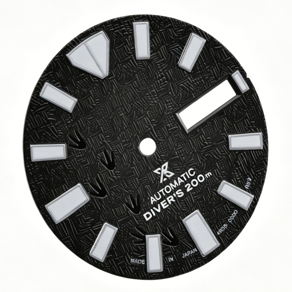064 Dial Dual Calendar Dial C3 Green Light 28.5mm Customized S