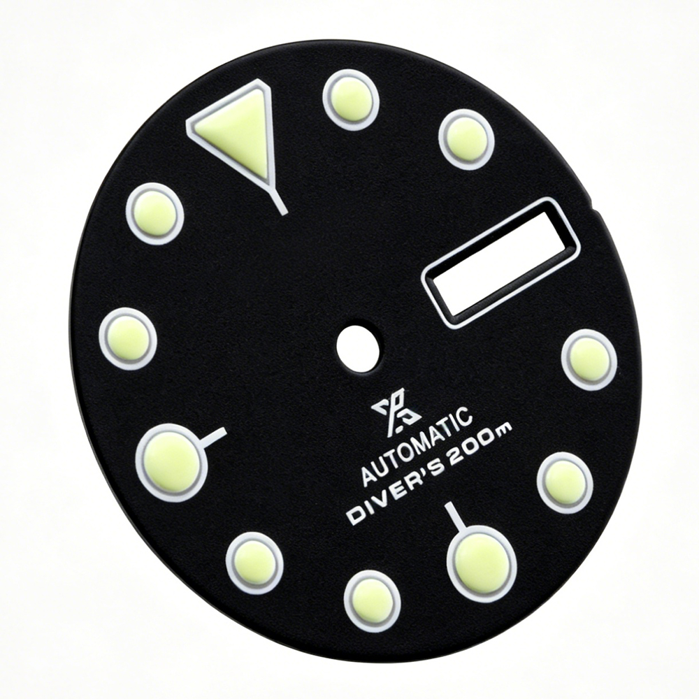 039 Dial C3 Green Luminous 28.5mm Suitable for 3/3.8/4.2 o'clock Watch Handle NH35/36 Movement