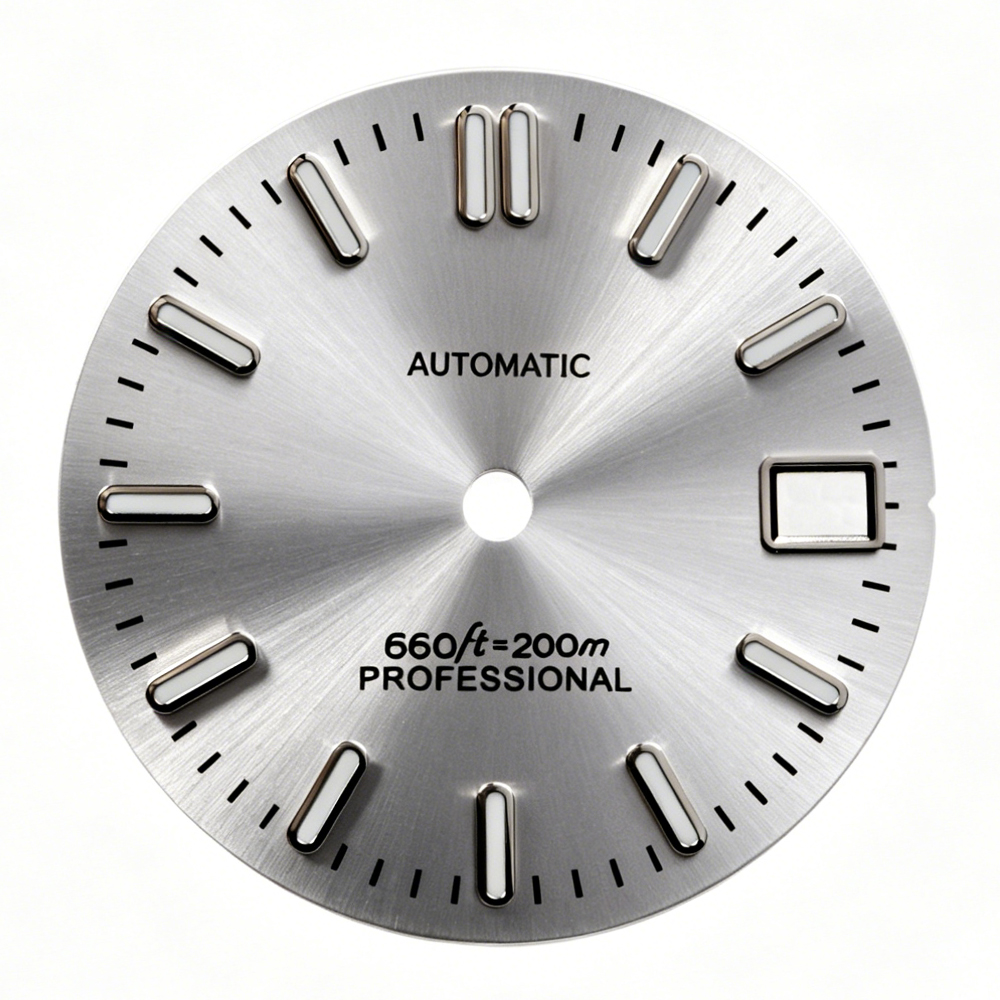 047 Dial C3 Green Luminous 28.5mm Suitable for 3/3.8/4.2 o'clock Watch Handle NH35/36 Movement