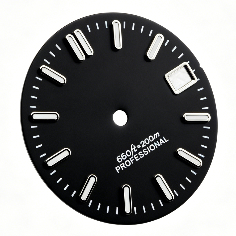 047 Dial C3 Green Luminous 28.5mm Suitable for 3/3.8/4.2 o'clock Watch Handle NH35/36 Movement