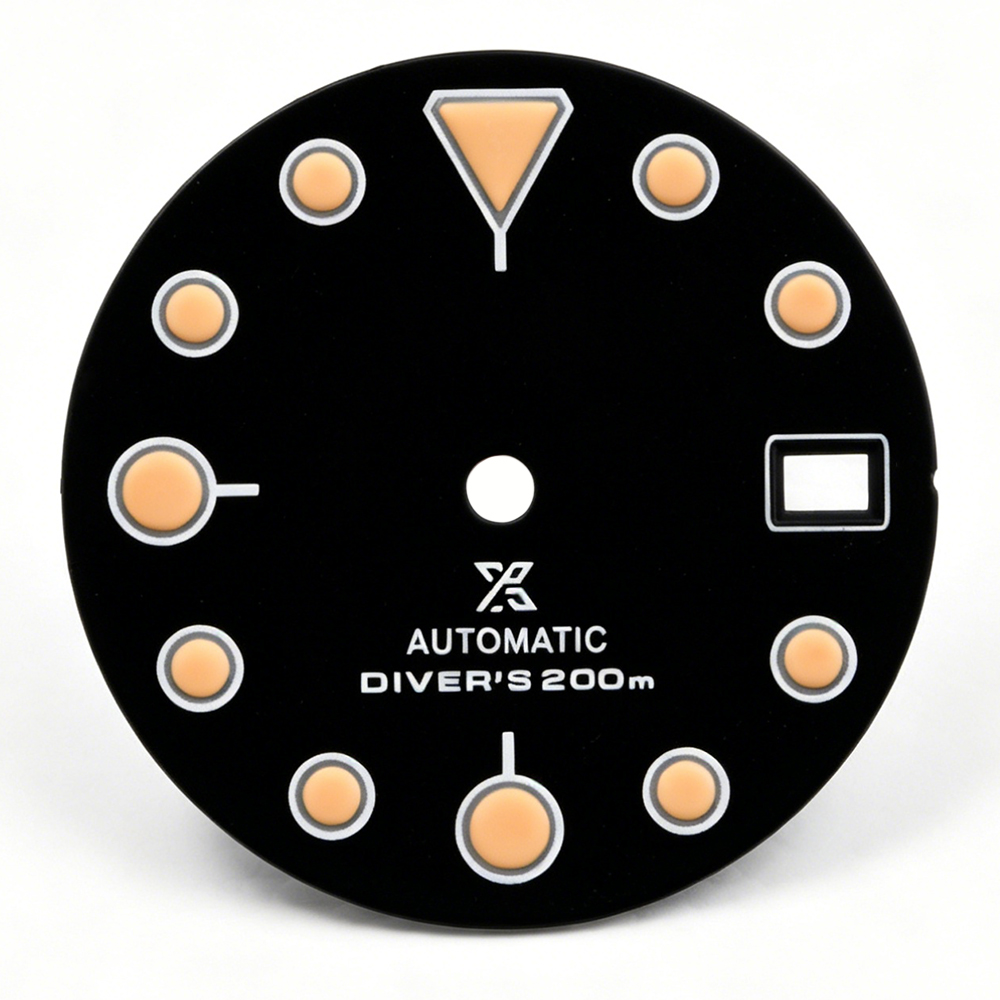 040 Dial C3 Green Luminous 28.5mm Suitable for 3/3.8/4.2 o'clock Watch Handle NH35/36 Movement