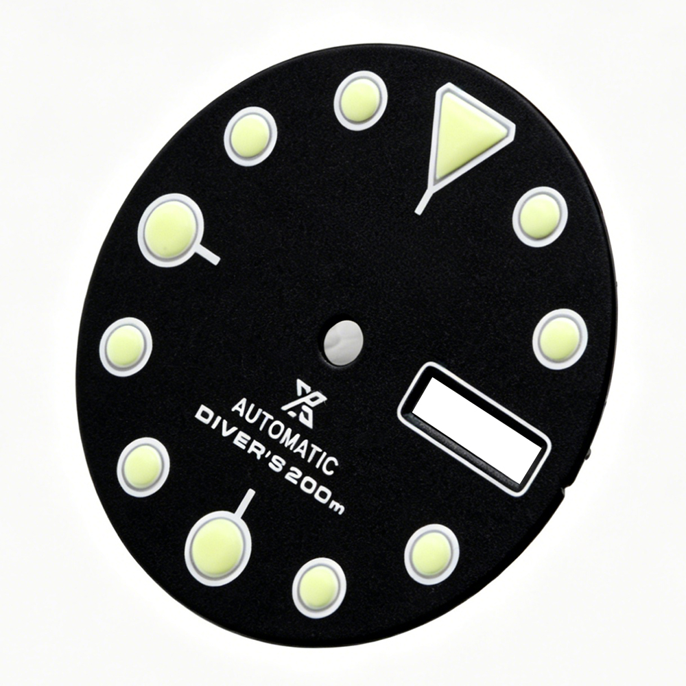 039 Dial C3 Green Luminous 28.5mm Suitable for 3/3.8/4.2 o'clock Watch Handle NH35/36 Movement