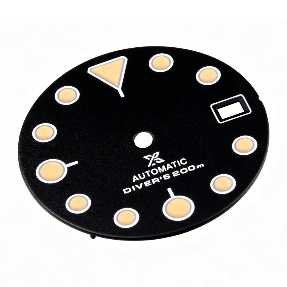 040 Dial C3 Green Luminous 28.5mm Suitable for 3/3.8/4.2 o'clock Watch Handle NH35/36 Movement
