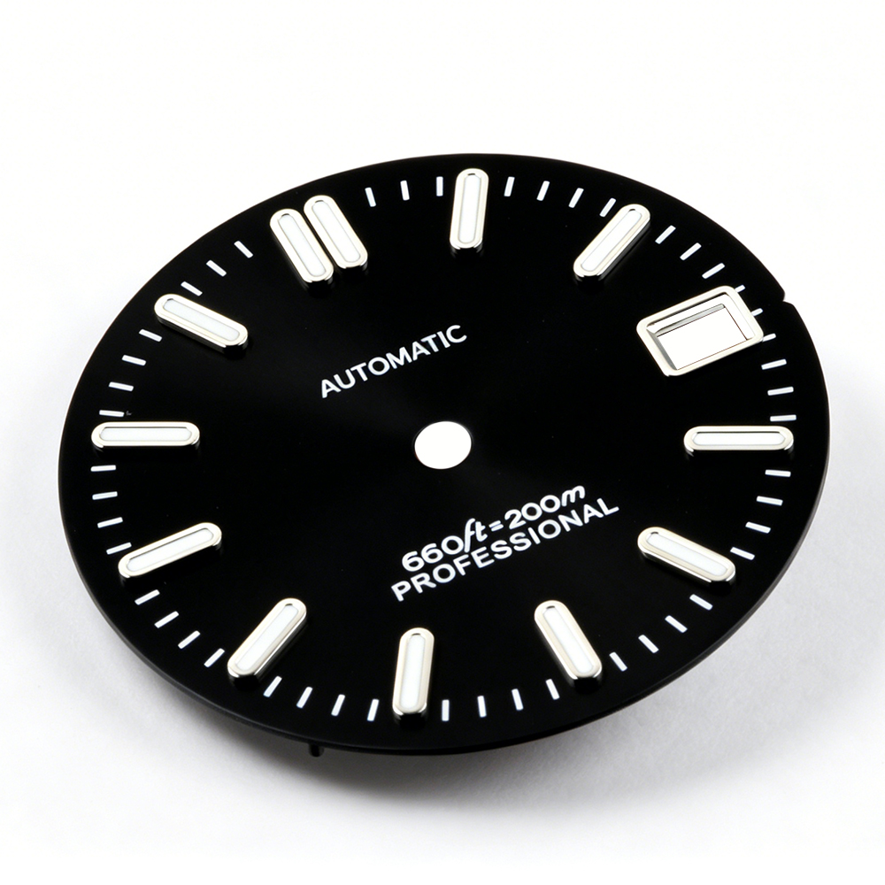 047 Dial C3 Green Luminous 28.5mm Suitable for 3/3.8/4.2 o'clock Watch Handle NH35/36 Movement