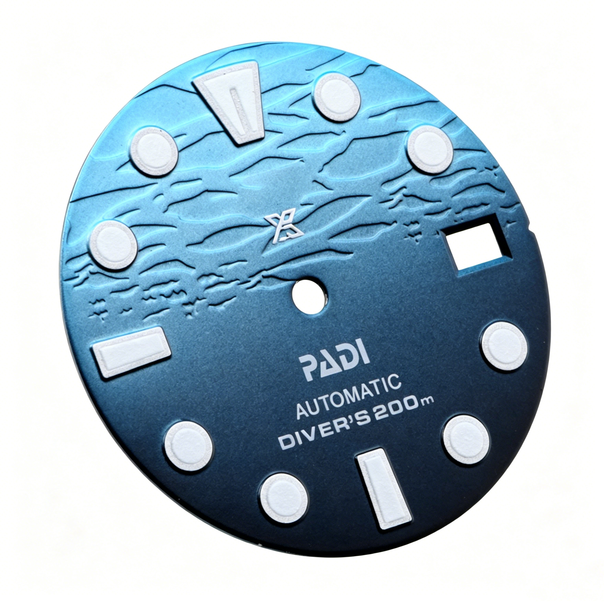 053 Dial C3 Green Light 28.5mm Suitable for 3 o'clock/3.8 o'clock Watch Case NH35/36 Customized S