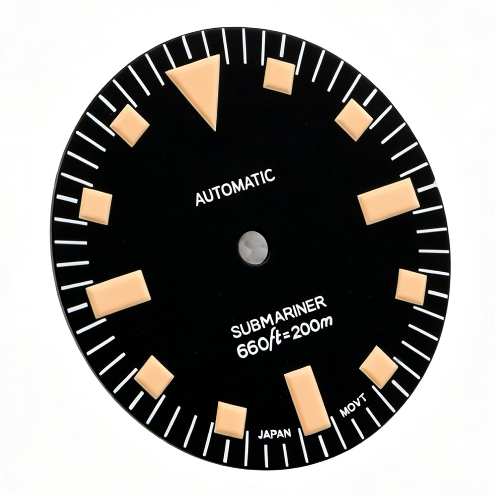 056 Dial C3 Green Luminous 28.5mm Suitable for 3/3.8/4.2 o'clock Watch Handle NH35/36 Movement