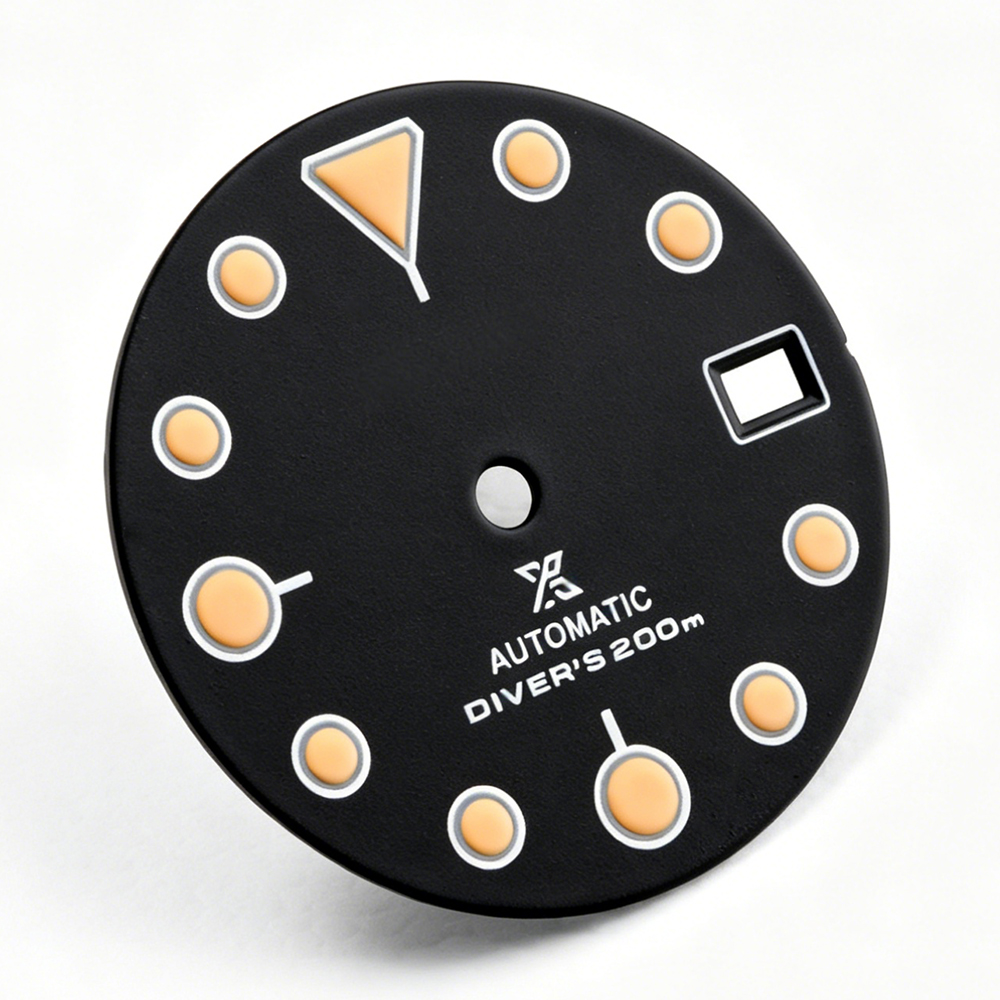 040 Dial C3 Green Luminous 28.5mm Suitable for 3/3.8/4.2 o'clock Watch Handle NH35/36 Movement