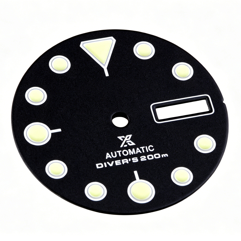 039 Dial C3 Green Luminous 28.5mm Suitable for 3/3.8/4.2 o'clock Watch Handle NH35/36 Movement