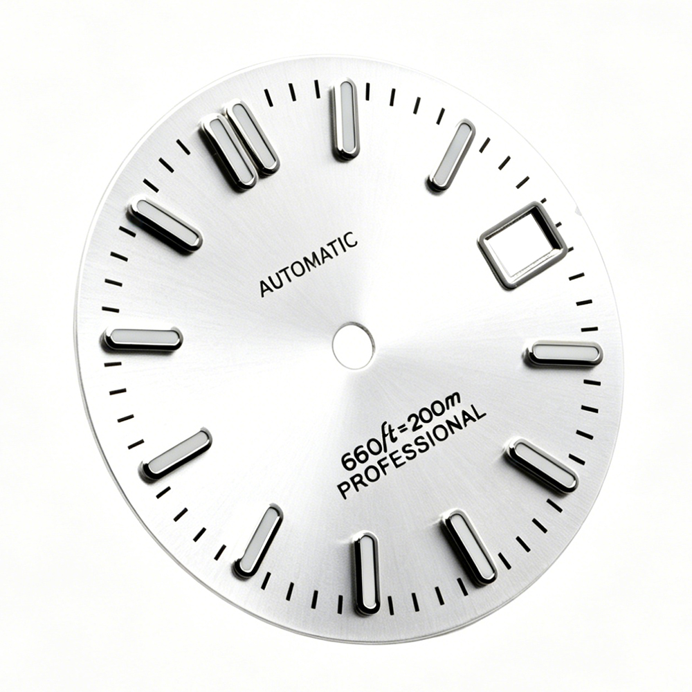 047 Dial C3 Green Luminous 28.5mm Suitable for 3/3.8/4.2 o'clock Watch Handle NH35/36 Movement