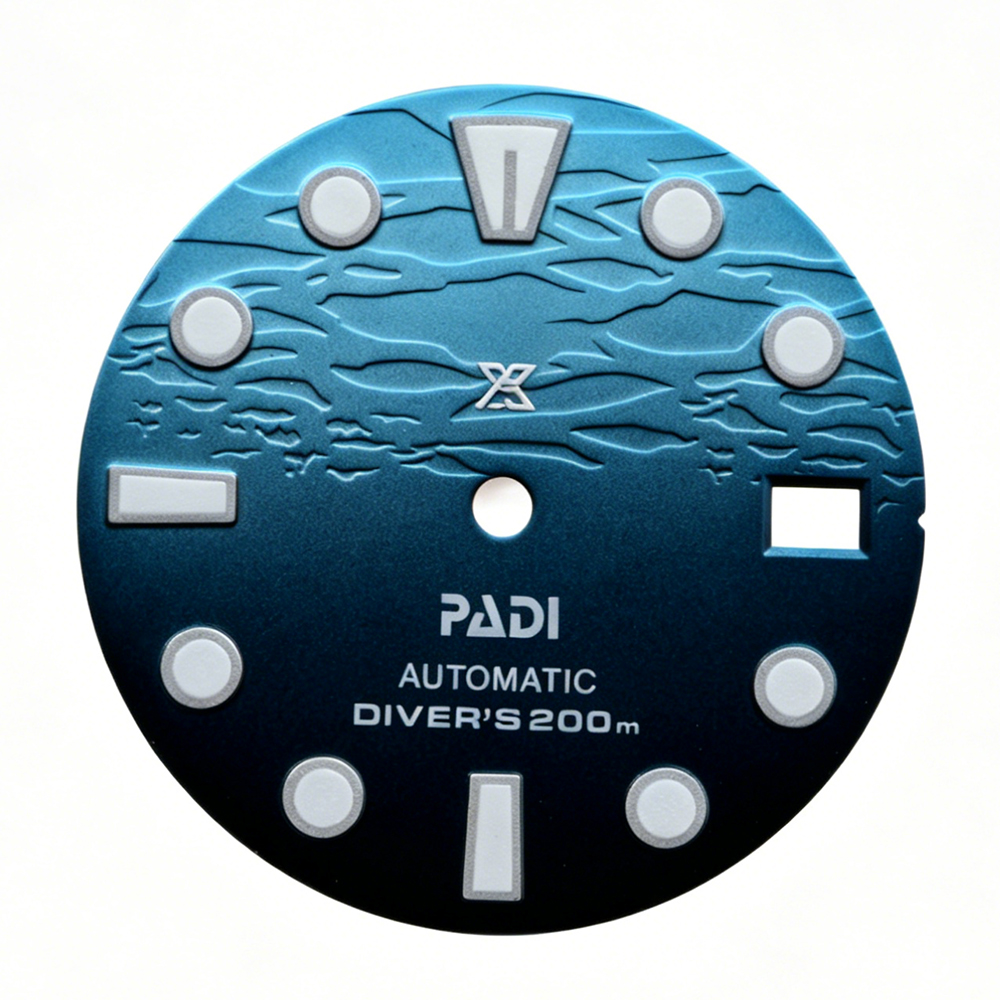 053 Dial C3 Green Light 28.5mm Suitable for 3 o'clock/3.8 o'clock Watch Case NH35/36 Customized S