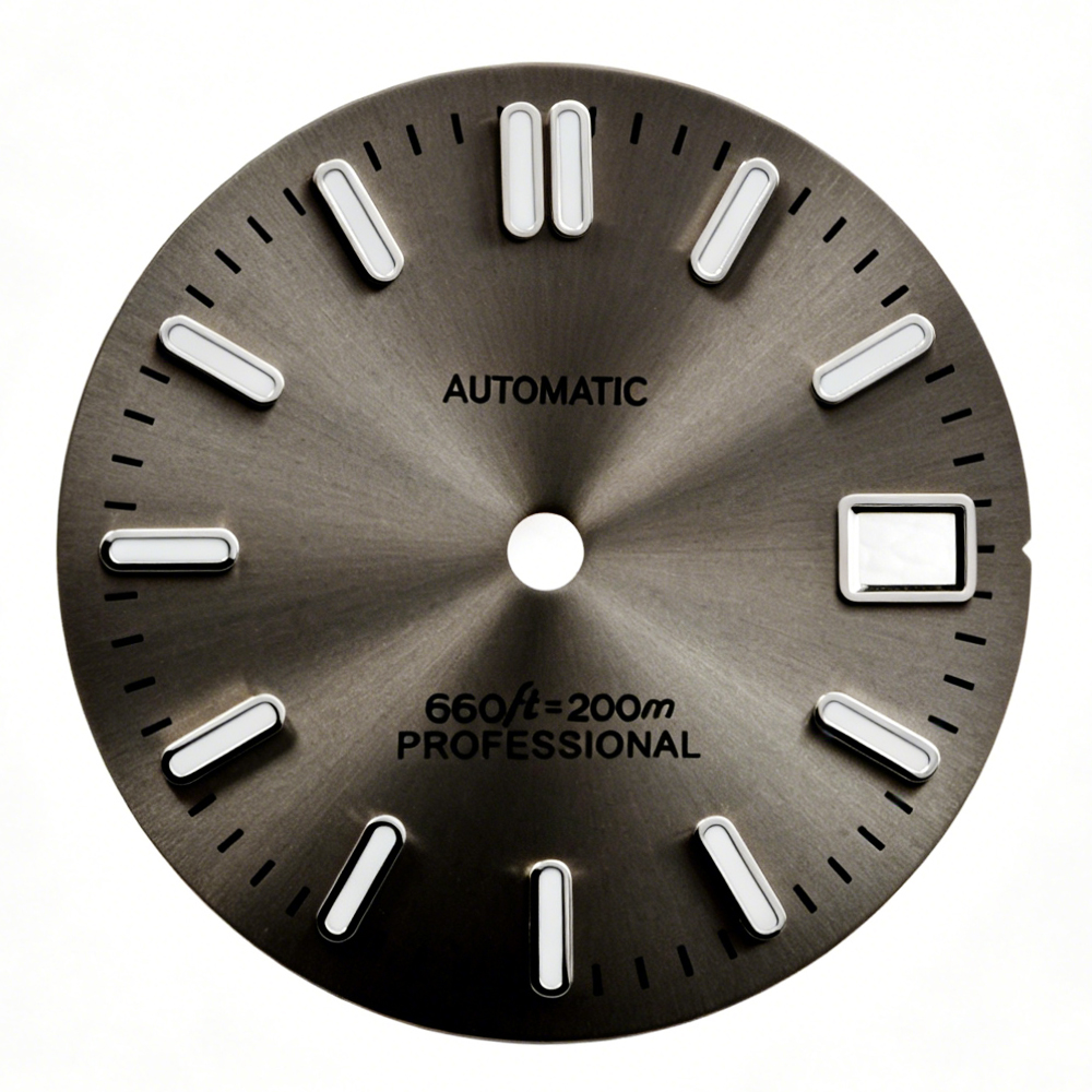 047 Dial C3 Green Luminous 28.5mm Suitable for 3/3.8/4.2 o'clock Watch Handle NH35/36 Movement