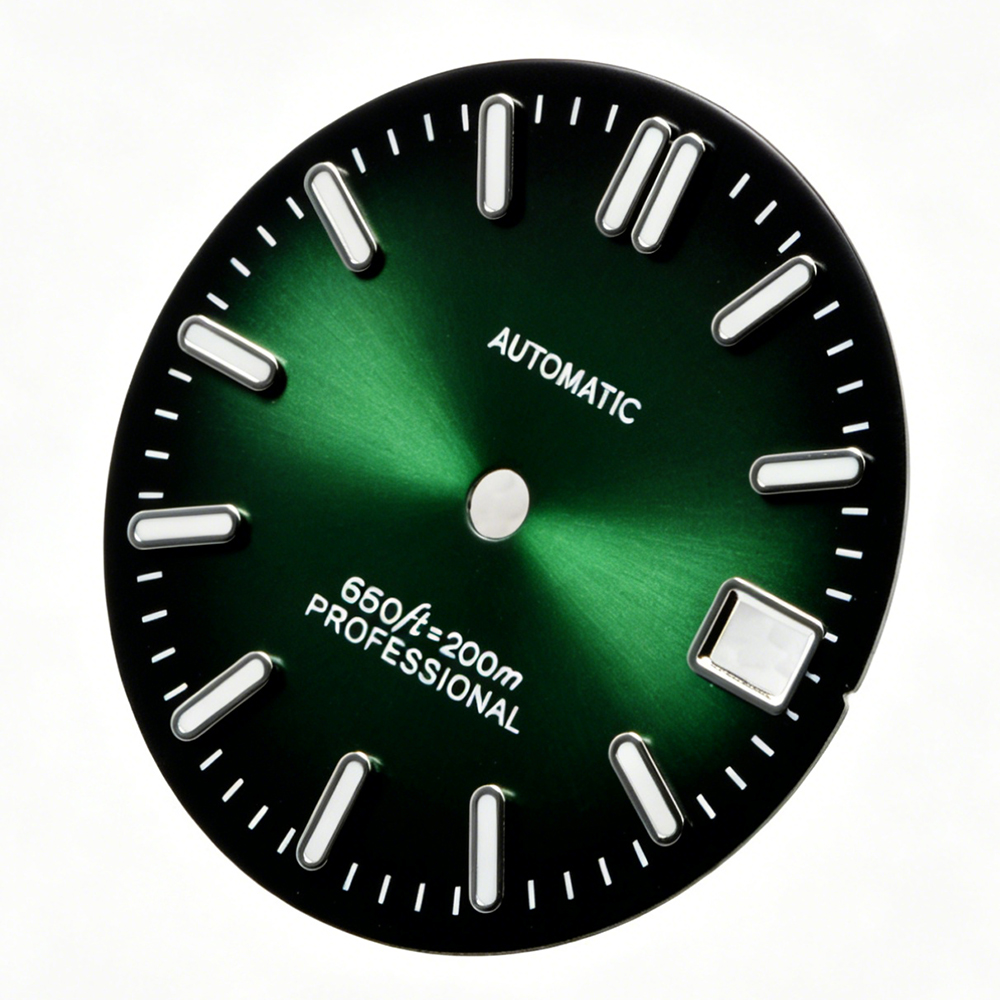 047 Dial C3 Green Luminous 28.5mm Suitable for 3/3.8/4.2 o'clock Watch Handle NH35/36 Movement