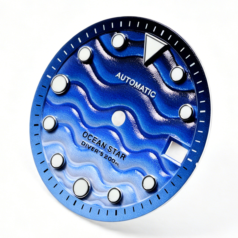 043 Dial C3 Green Luminous 28.5mm Suitable for 3/3.8/4.2 o'clock Watch Handle NH35/36 Movement