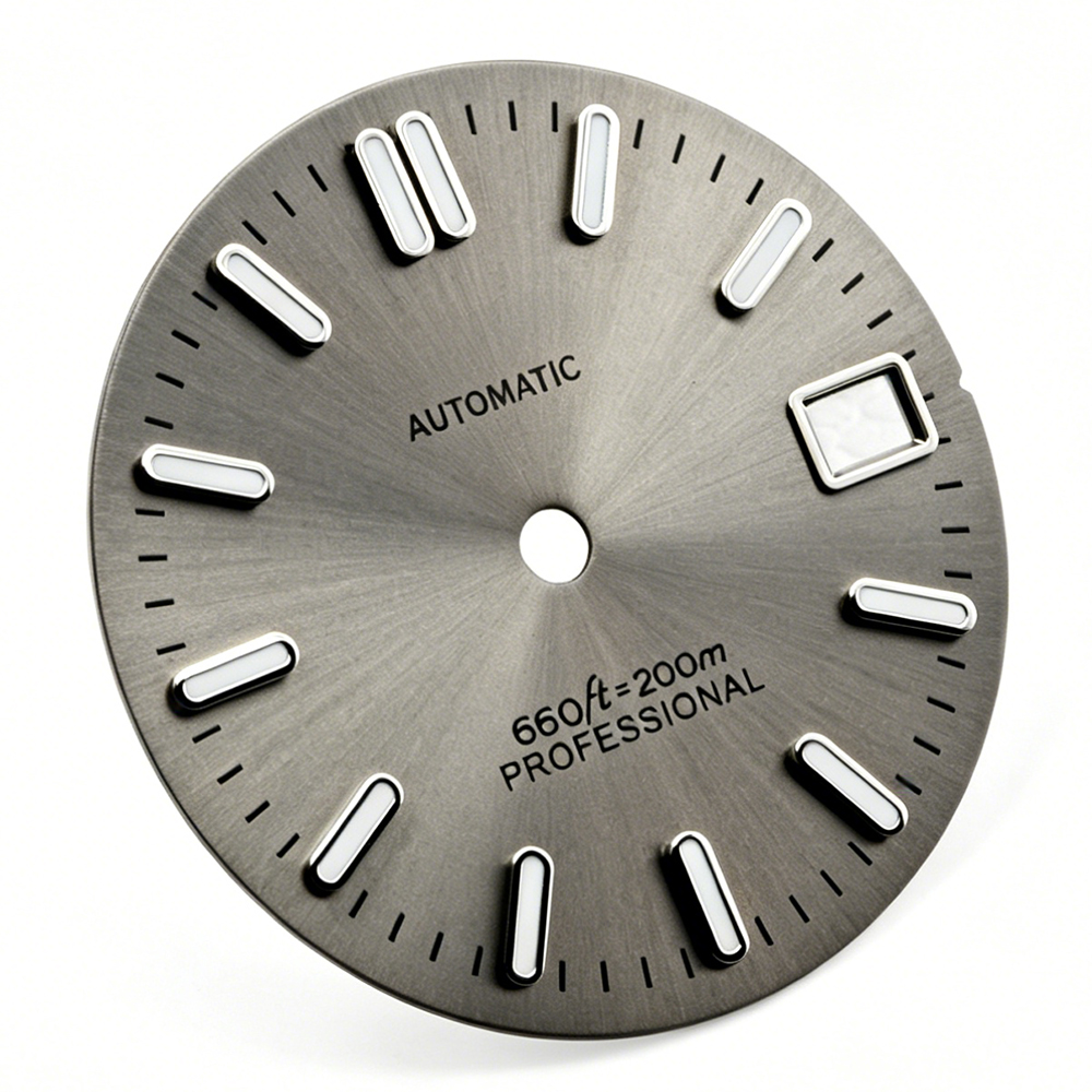 047 Dial C3 Green Luminous 28.5mm Suitable for 3/3.8/4.2 o'clock Watch Handle NH35/36 Movement
