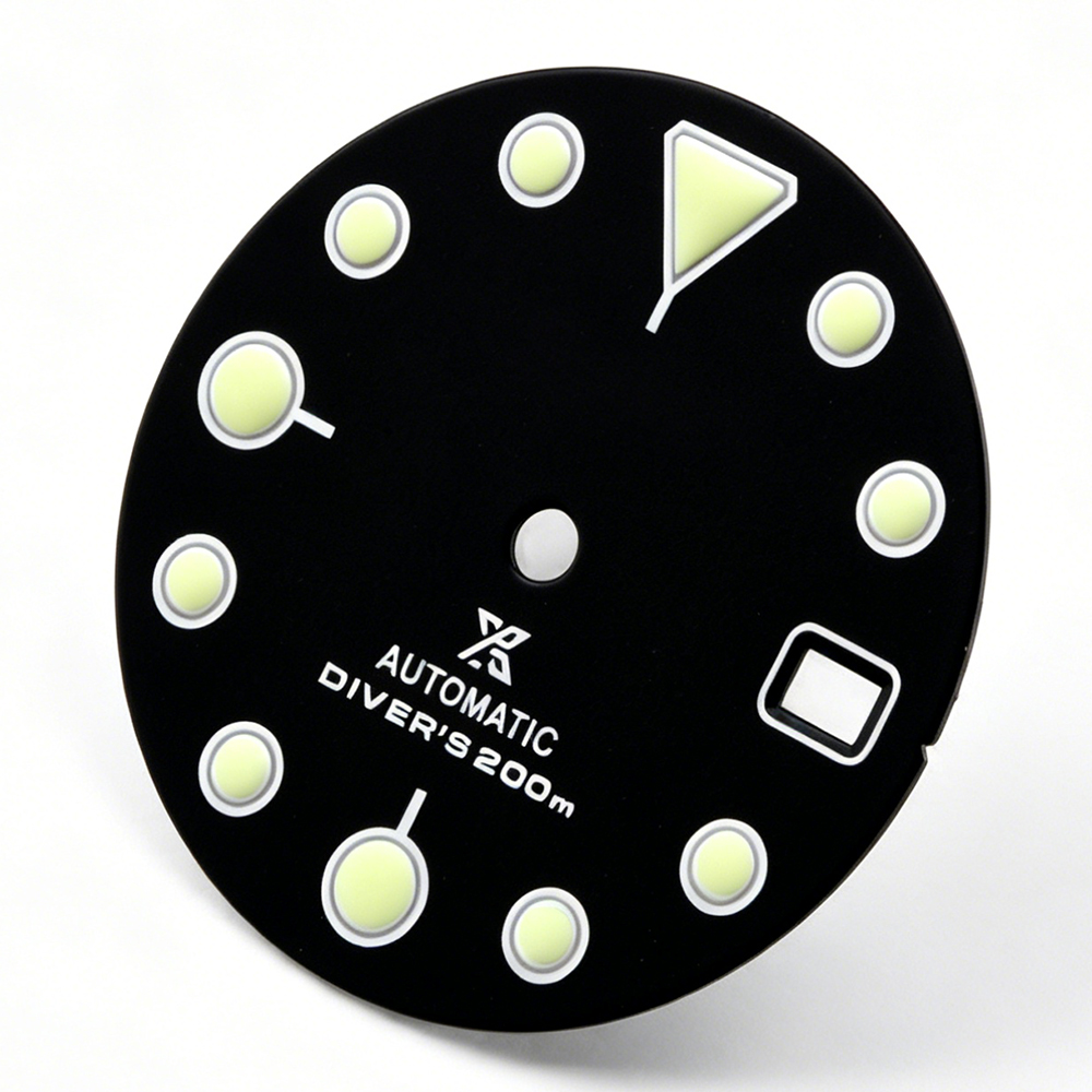 039 Dial C3 Green Luminous 28.5mm Suitable for 3/3.8/4.2 o'clock Watch Handle NH35/36 Movement