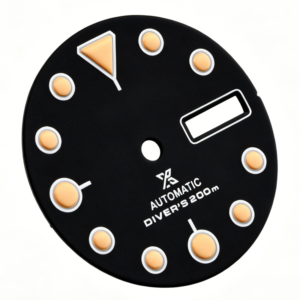 040 Dial C3 Green Luminous 28.5mm Suitable for 3/3.8/4.2 o'clock Watch Handle NH35/36 Movement