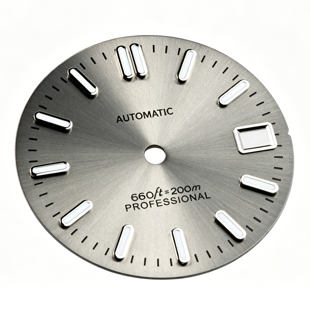047 Dial C3 Green Luminous 28.5mm Suitable for 3/3.8/4.2 o'clock Watch Handle NH35/36 Movement