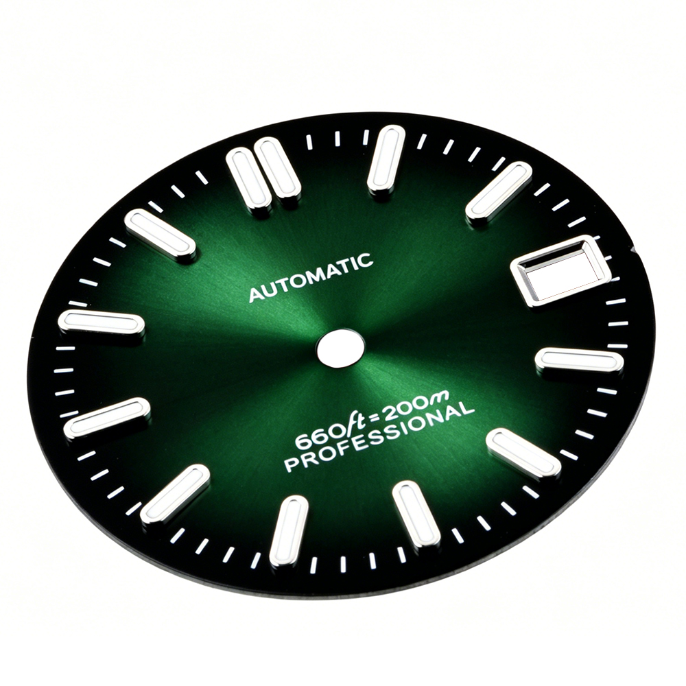 047 Dial C3 Green Luminous 28.5mm Suitable for 3/3.8/4.2 o'clock Watch Handle NH35/36 Movement