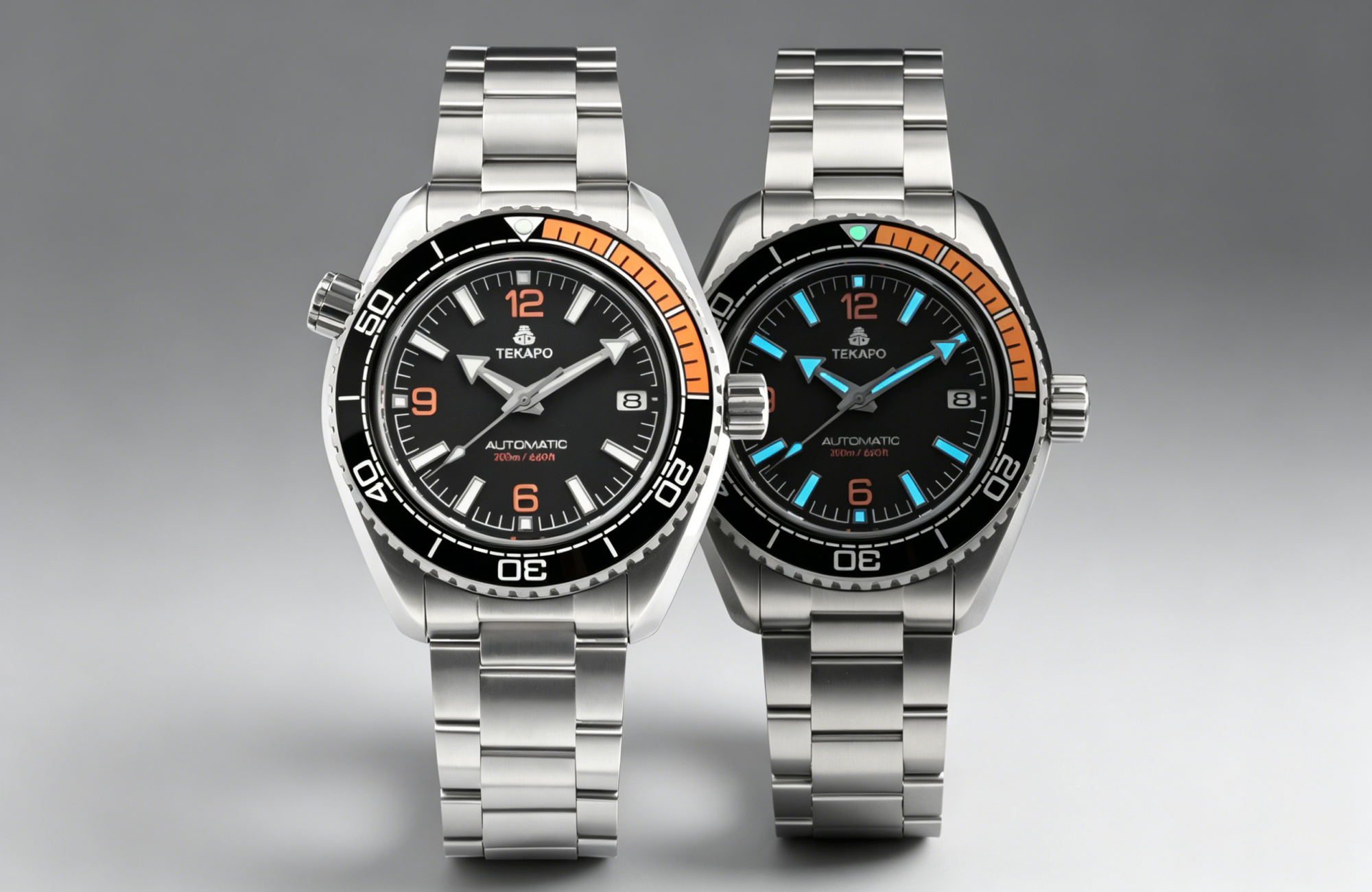 TEKAPO Brand Watch T5 Titanium material automatic mechanical watch Black