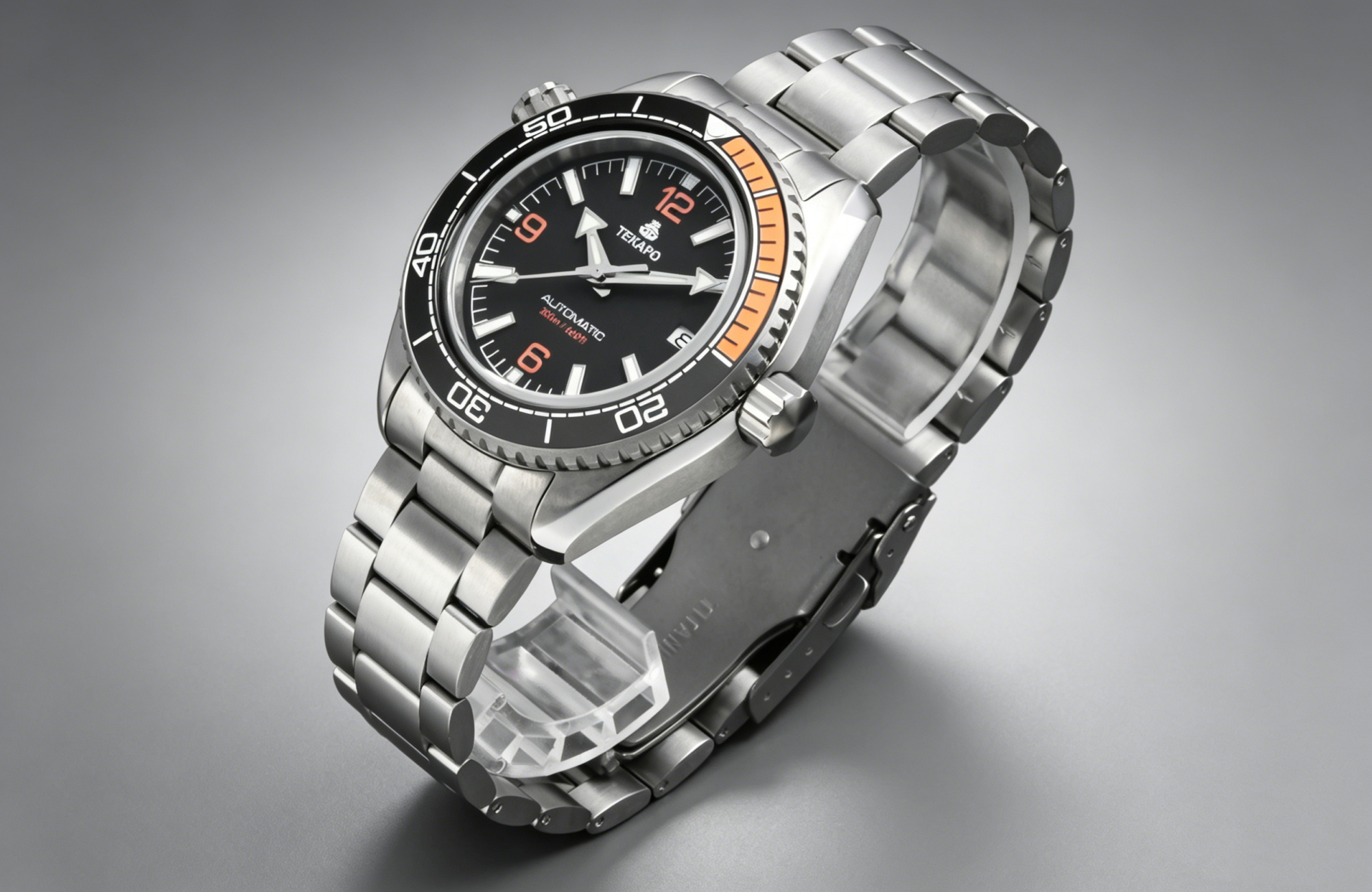 TEKAPO Brand Watch T5 Titanium material automatic mechanical watch Black