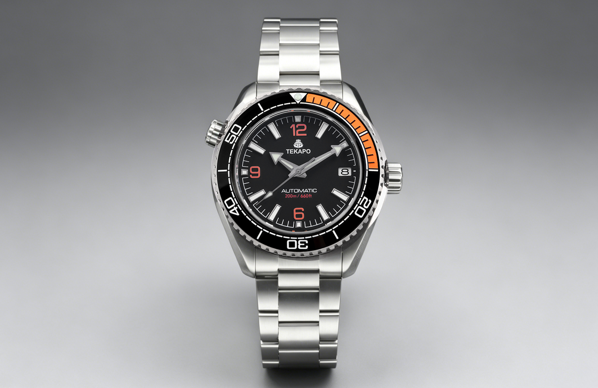 TEKAPO Brand Watch T5 Titanium material automatic mechanical watch Black