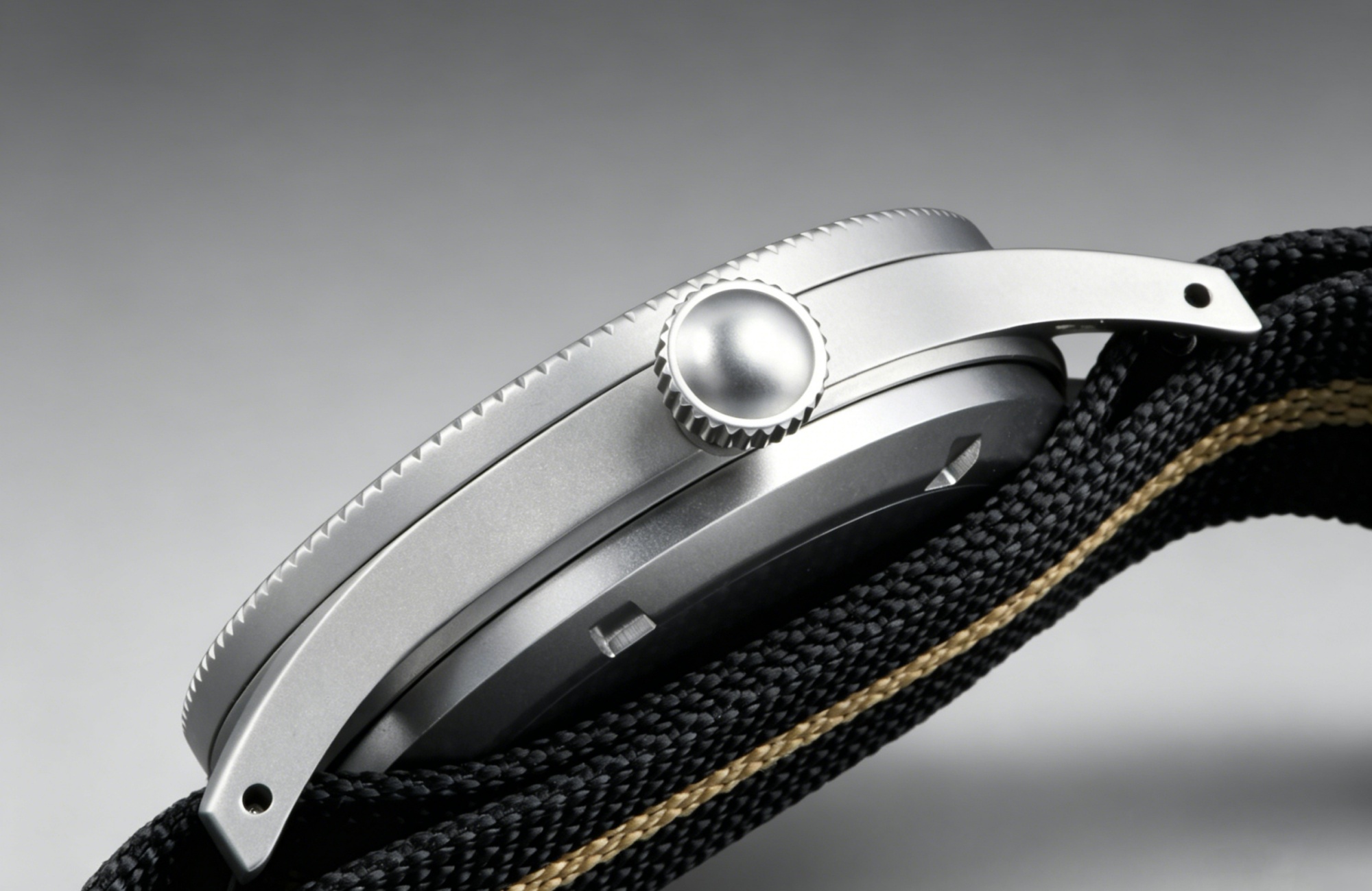 TEKAPO Retro Series Fifty Fatho Bubble Mirror Watch Japan NH35A Mechanical Movement 20BAR Waterproof Watch Sapphire Canvas Strap
