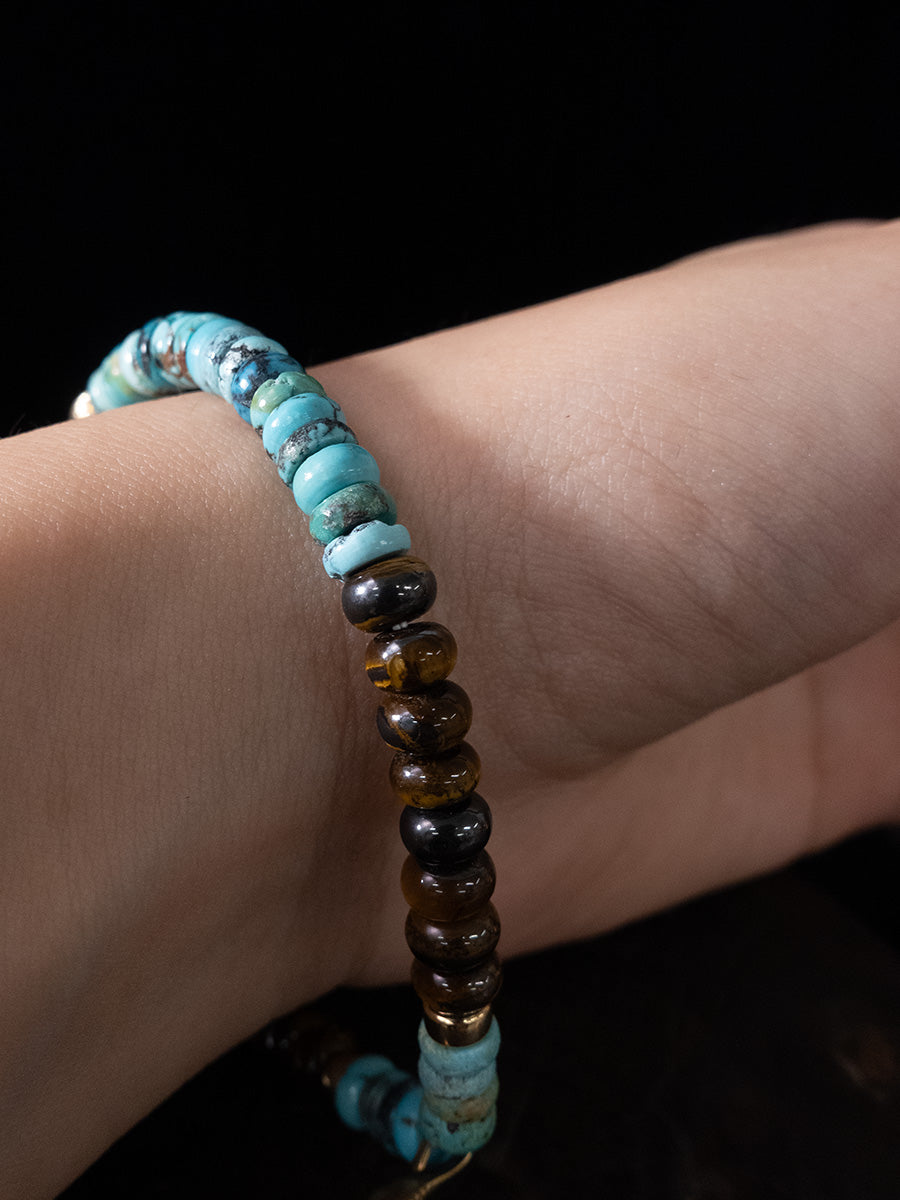Wealth Turquoise Empowerment Bracelet-the8thknot