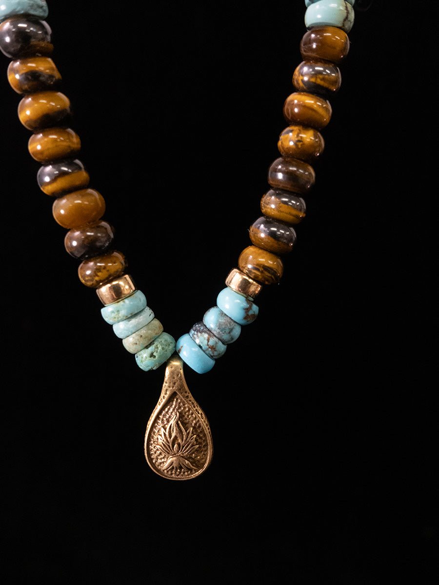 Wealth Turquoise Empowerment Bracelet-the8thknot