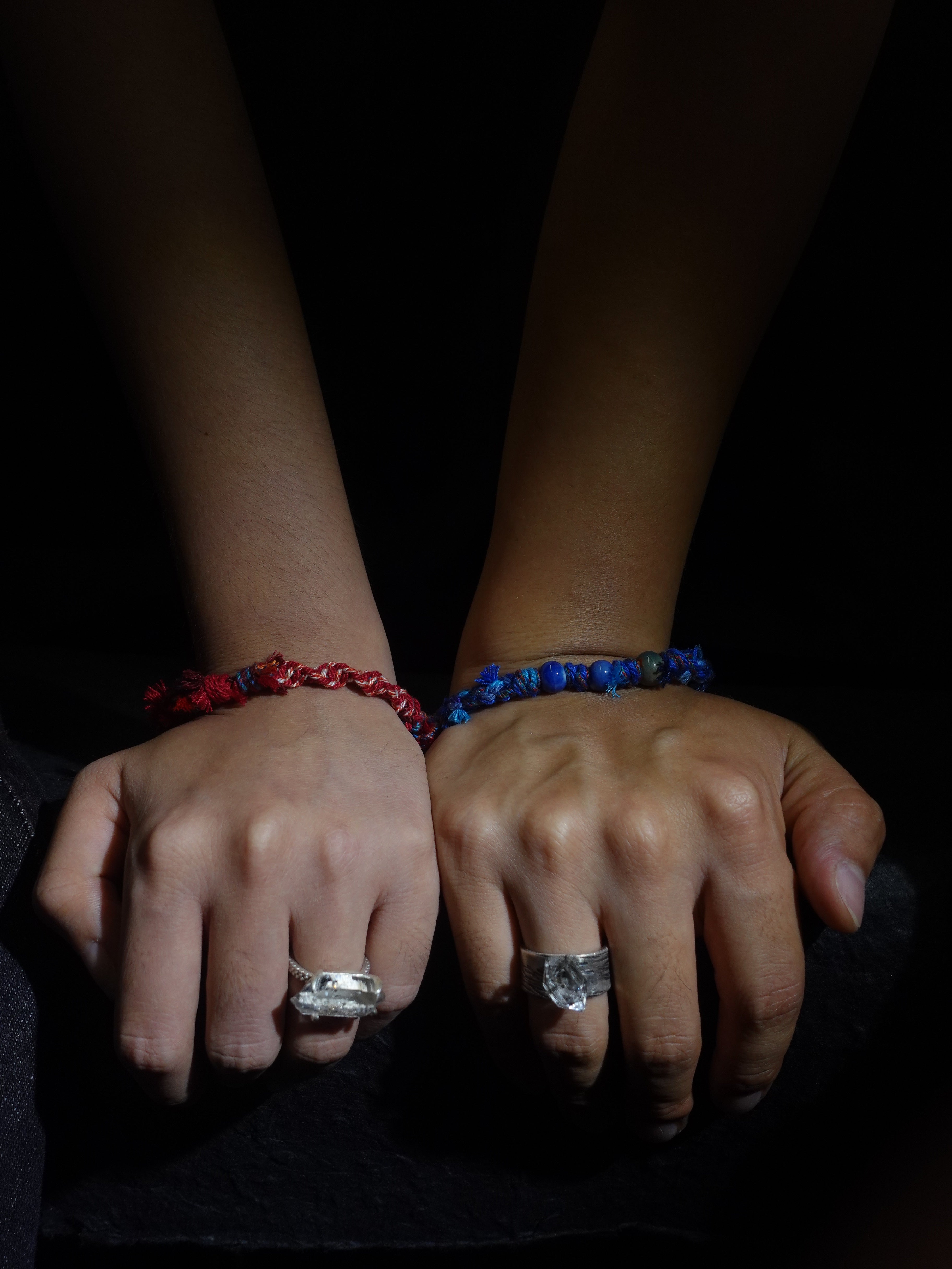 Heart of the World Bracelet | Couple's Bracelet with Blue Symbolism for Love and Connection-the8thknot