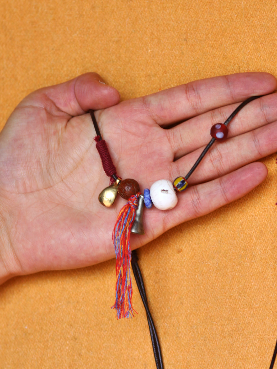 Tibetan Guardian Yak Bone Necklace-the8thknot