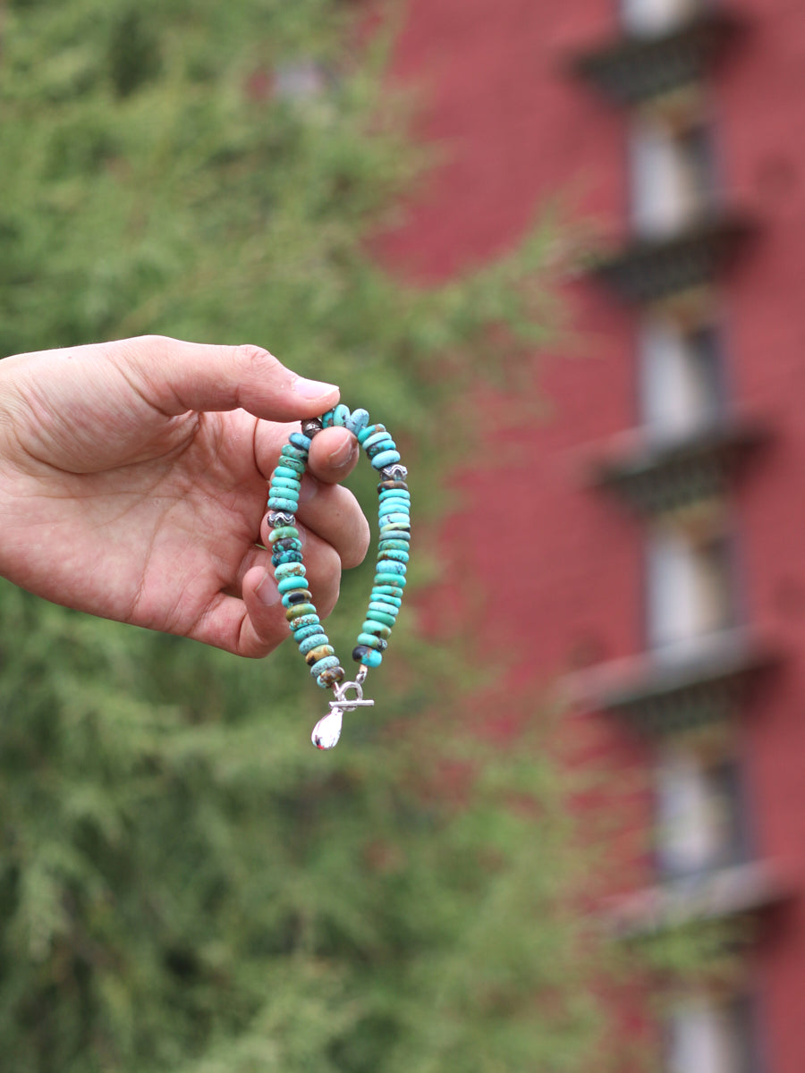 Wealth Turquoise Empowerment Bracelet-the8thknot