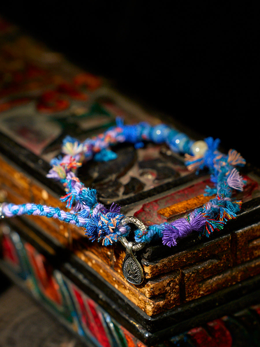Heart of the World Bracelet | Couple's Bracelet with Blue Symbolism for Love and Connection-the8thknot