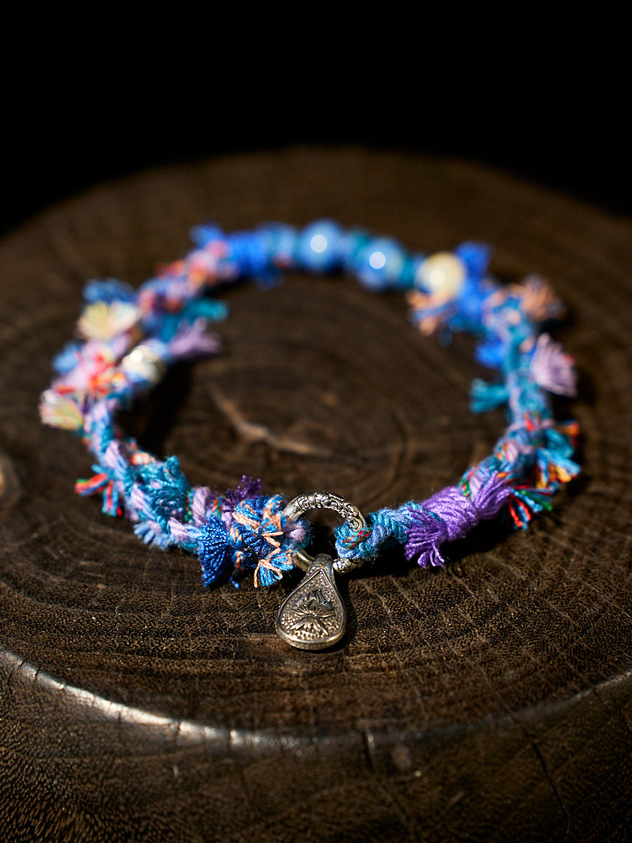 Heart of the World Bracelet | Couple's Bracelet with Blue Symbolism for Love and Connection-the8thknot