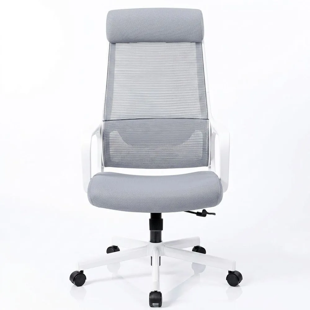 Silla Ergonómica de Oficina con Respaldo Alto y Soporte Lumbar