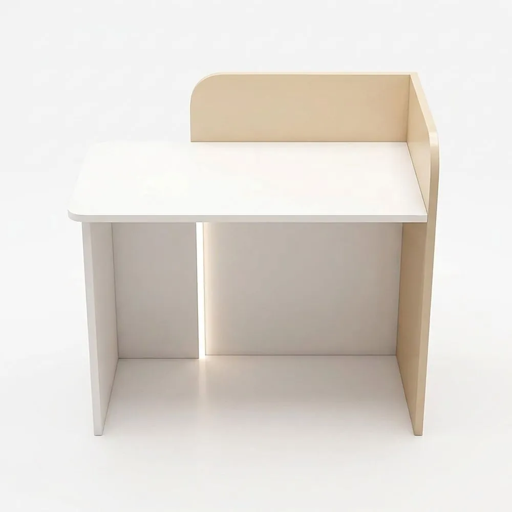 Mesa de Recepción Moderna con Taquillas de Almacenamiento para Hogar y Oficinas