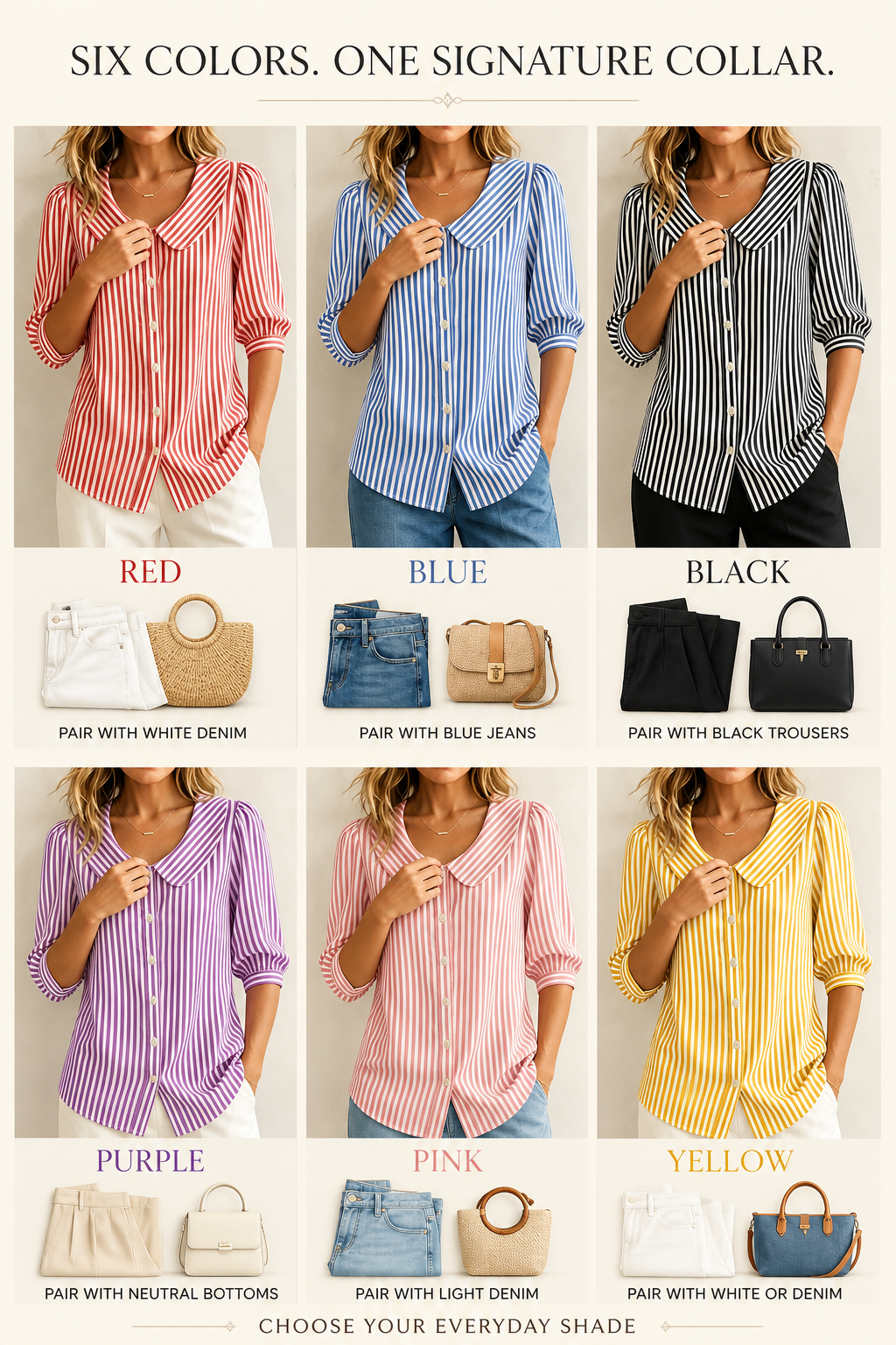 Six Colors Palette Selector