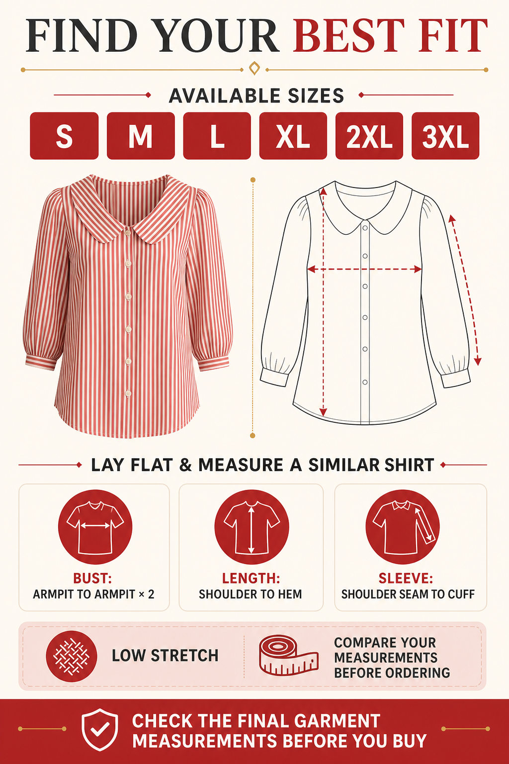 Size and Measurement Guide