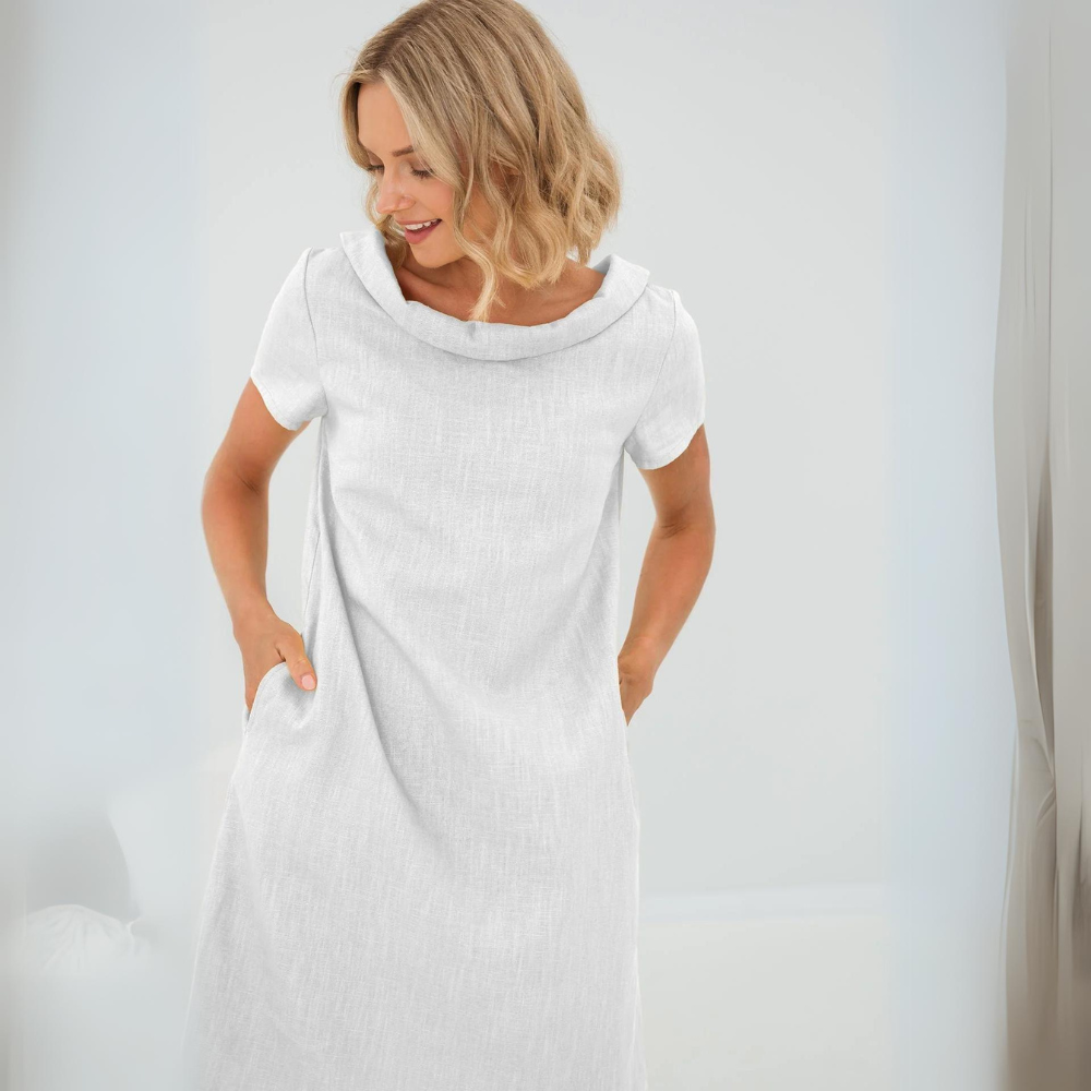 Linen summer dress