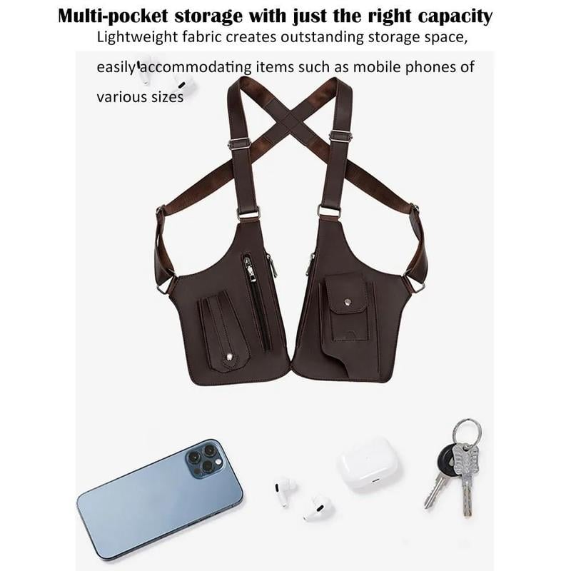 🔥HOT SALE 49% OFF-Premium Leather Adjustable Underarm Shoulder Bag for Men & Women📦Buy 2 Free Shipping