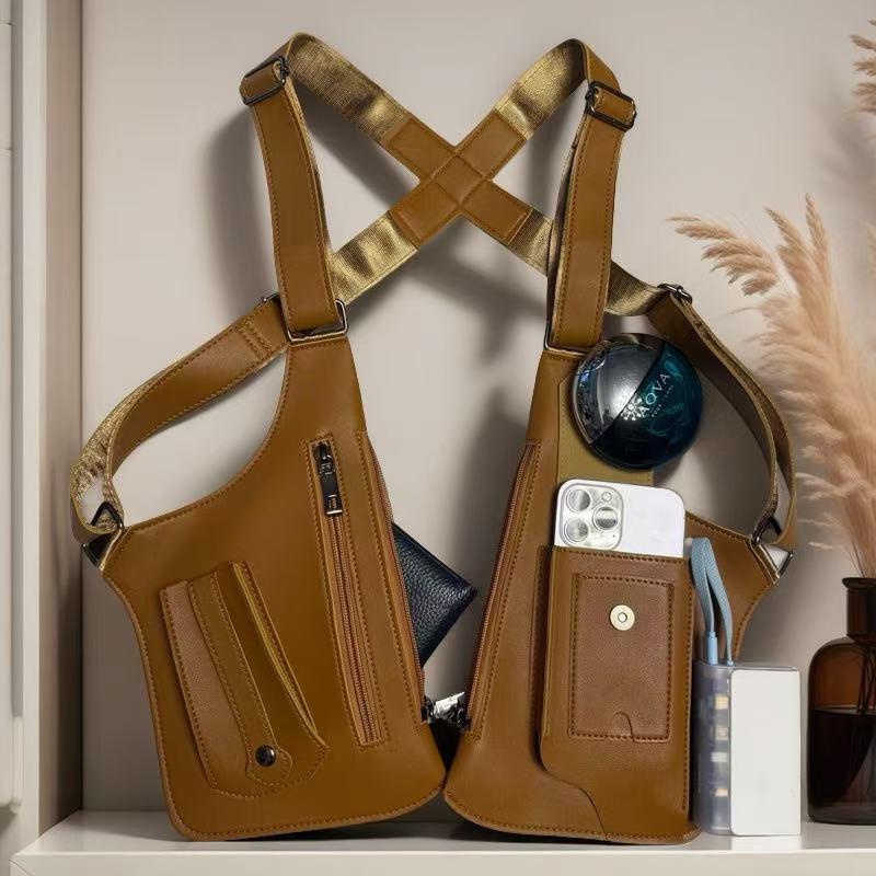 🔥HOT SALE 49% OFF-Premium Leather Adjustable Underarm Shoulder Bag for Men & Women📦Buy 2 Free Shipping