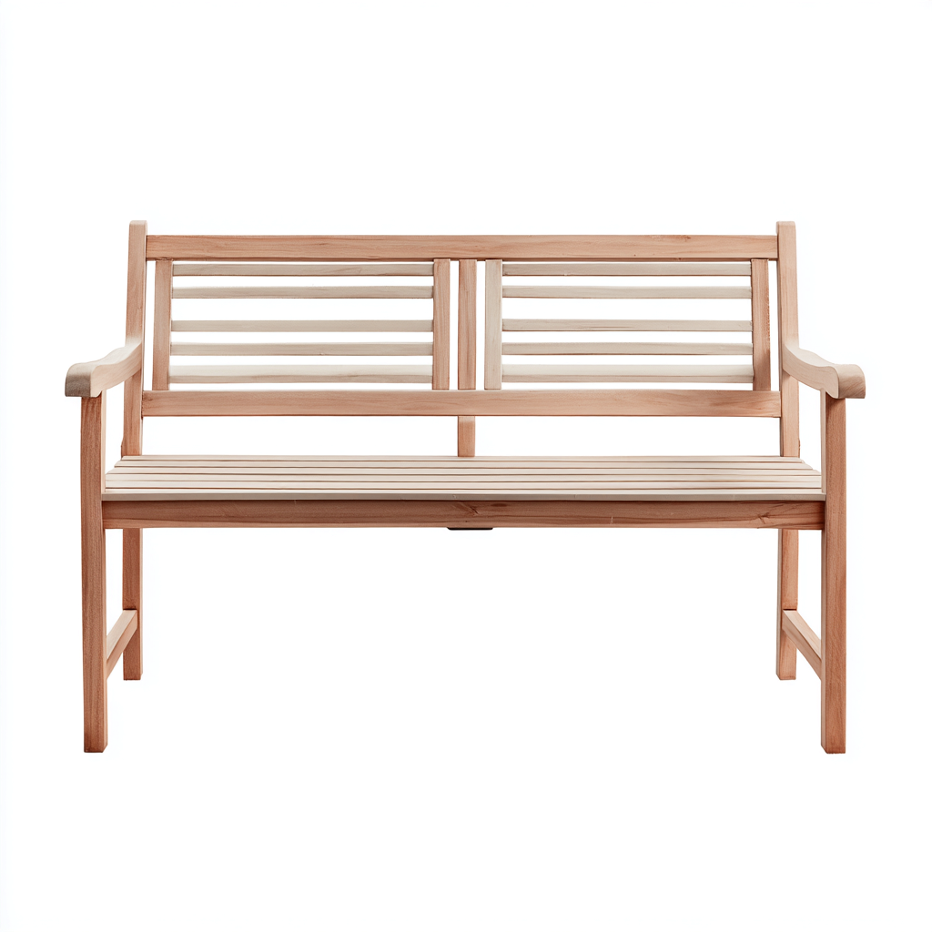 Banc de jardin bois massif 150x60x85 cm - bois - style naturel-Novayliving
